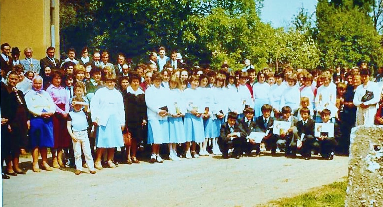 Igrici, konfirmáció 1980
